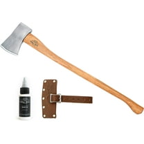 1844 Helko Werk Germany Classic Expedition - 4.5lb Felling Axe - Made in Germany Large Felling Axe for Heavy Duty Felling Trees, Cutting Wood and Timber - Head 4.5lb, Handle 35in. (Expedition) #10497