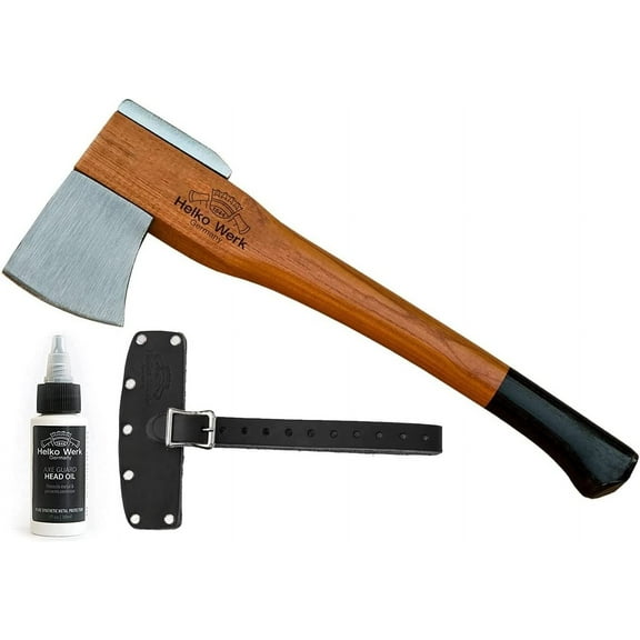 1844 Helko Werk Germany Vario Universal Hatchet - German Made Small Axe Hatchet and Pack Axe for cutting wood and splitting wood - Head 2 lbs, Handle 18 in. (Universal Hatchet) #10051