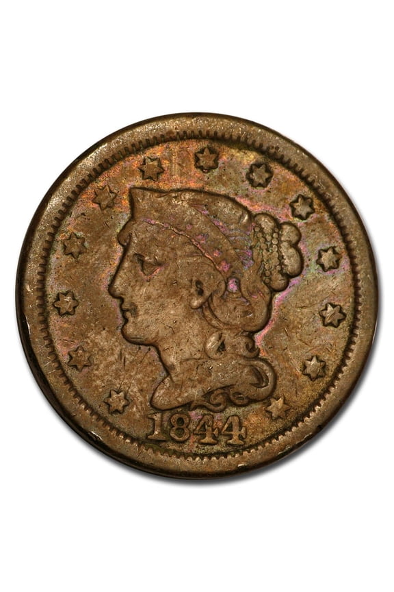 1844 Large Cent Fine