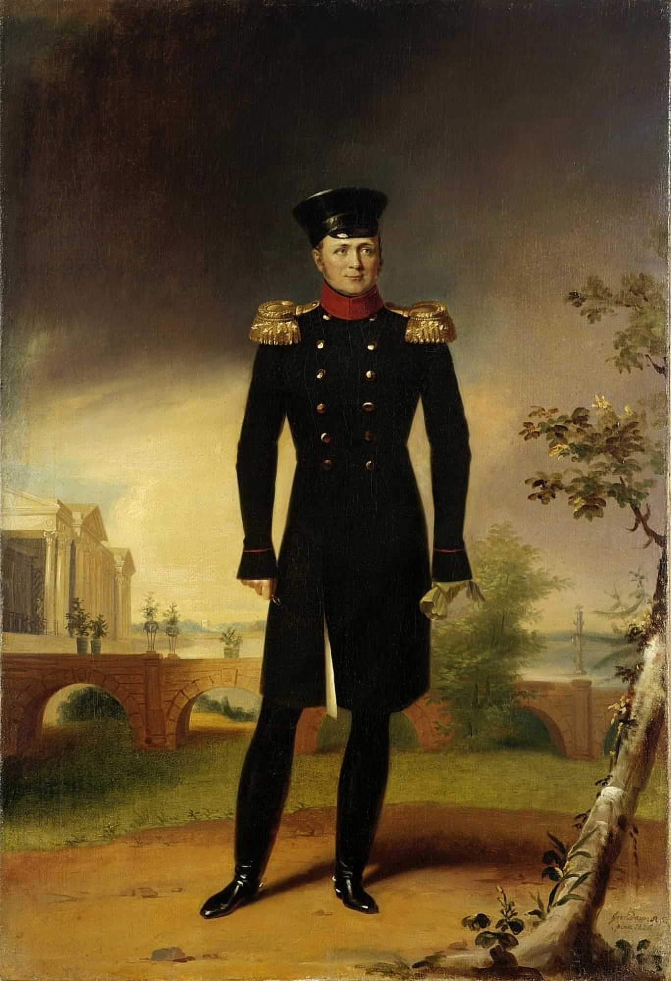 1845 George Dawe (1781-1829) English School Canvas Art - (18 x 24)