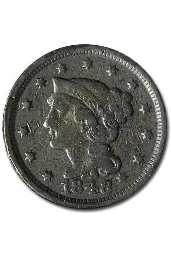 1848 Large Cent VG