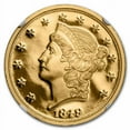 thumbnail image 1 of 1849 Gold Pattern Double Eagle UCAM NGC (Jeff Garrett Signed), 1 of 2