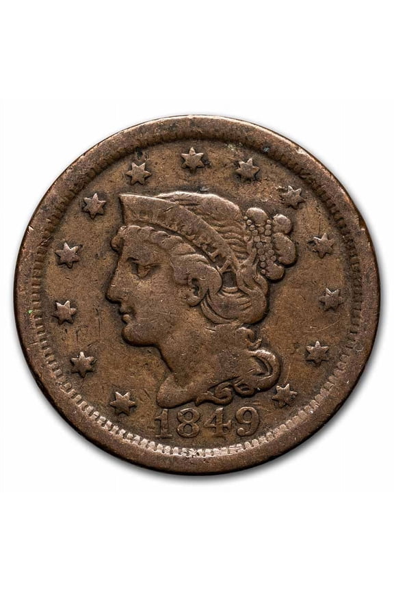 1849 Large Cent Fine