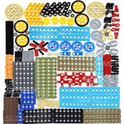 184PCS Gear and Axle Set for Technic Parts Compatible with Lego Technic Parts, DIY Gears Assortment PackLiftarm, Pins, Axles, Connectors for Technic Building Blocks SetRandom Color