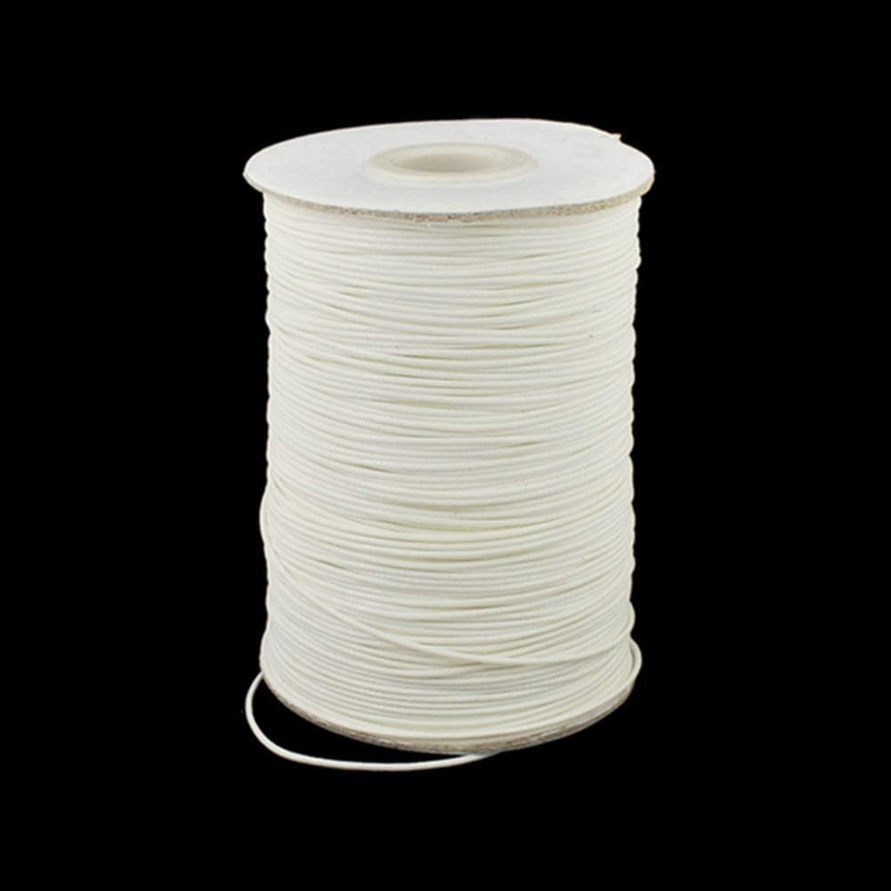 185 Yards 0.5mm Polyester Cord Wax Coated Thread Beading String Thread