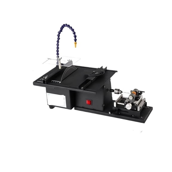 1850W Multifunction Table Saw Polishing Machine Gemstone Jade Cutting Carving Drilling Machine Round Bead Punching Machine
