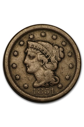 1851 Large Cent Fine