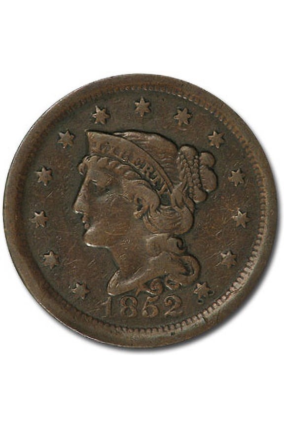 1852 Large Cent VF