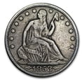 thumbnail image 1 of 1853 Liberty Seated Half Dollar w/Arrows & Rays Fine, 1 of 2