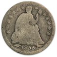 thumbnail image 1 of 1855 Liberty Seated Half Dime Good, 1 of 2