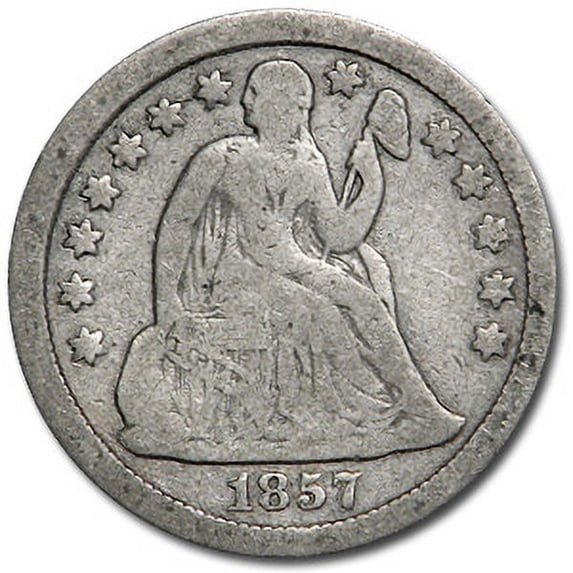 1857 Liberty Seated Dime Fine