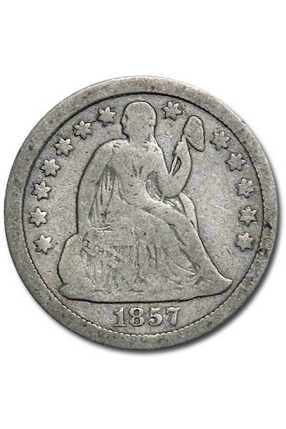 1857 Liberty Seated Dime Fine
