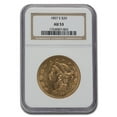 thumbnail image 1 of 1857-S $20 Liberty Gold Double Eagle AU-53 NGC, 1 of 3