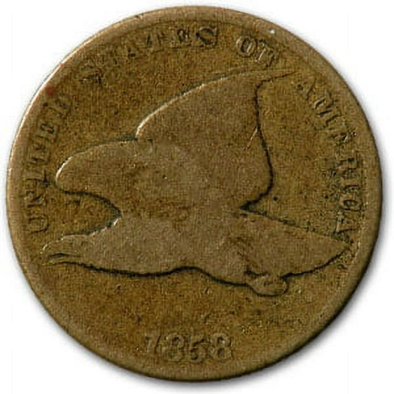 1858 Flying Eagle Cent Small Letters Good