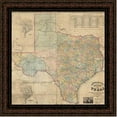 thumbnail image 1 of 1858 Map of Texas | Framed Historic Texas Map | 37L X 40W" Inches, 1 of 4