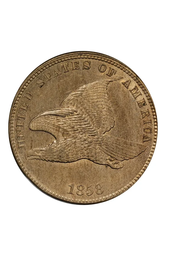 1858 P Flying Eagle Cent PCGS MS-64 Small Letters