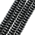 thumbnail image 1 of 185Pcs Black Hematite Beads 4mm Heishi Disc Synthetic Hematite Beads Flat Round Coin Disk Imitation Gemstone Loose Spacers, 1 of 9