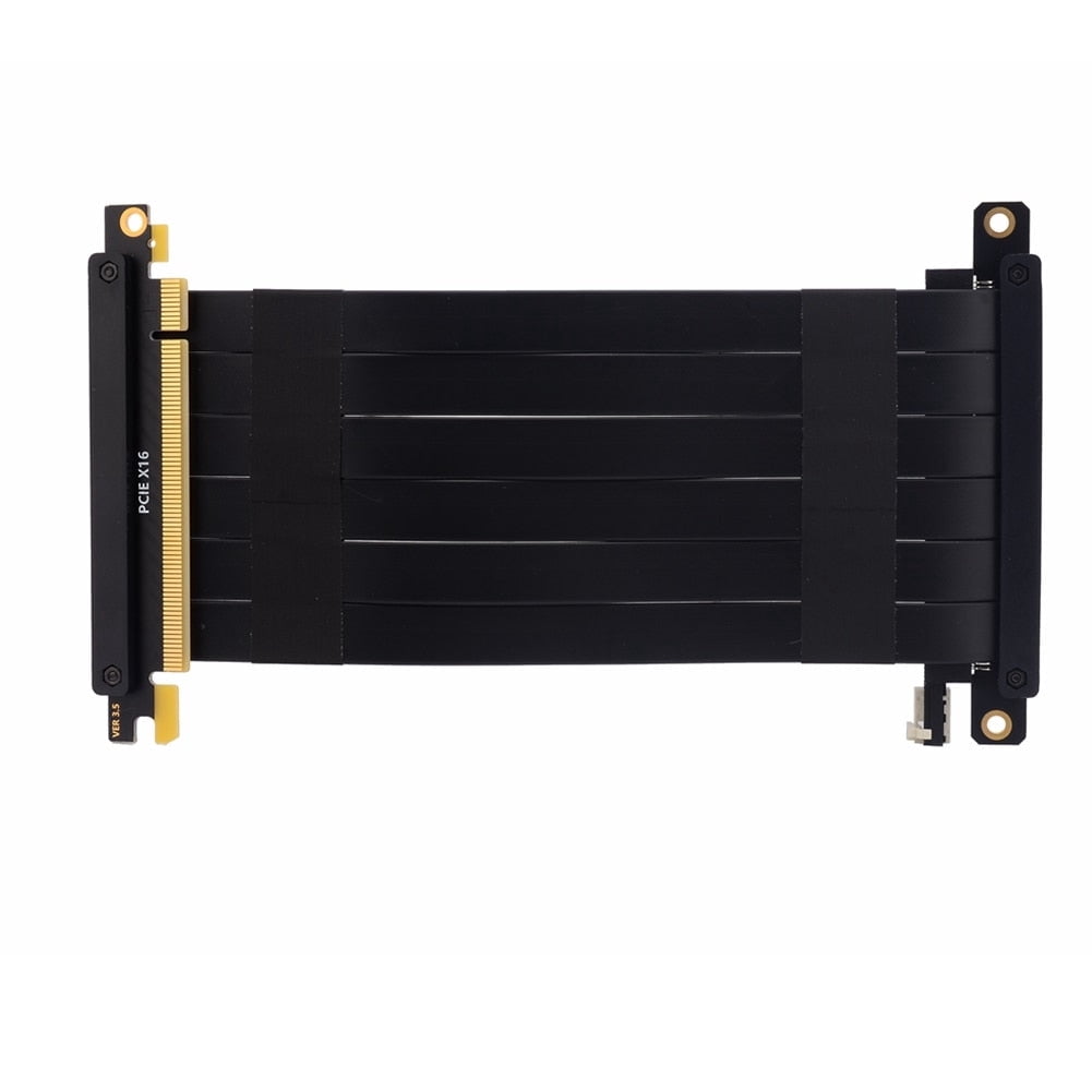 185mm PCIe 16x Riser Cable, PCI Express 3.0 x16 Riser Dual Reverse ...