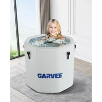 186 Gal Large Ice Bath Tub for Athletes,Portable Cold Plunge Tub with Cover,Water Chillers,Outdoor Recovery Tub,Capacity for Cold Water Therapy Ice Baths at Home Outdoor Gym