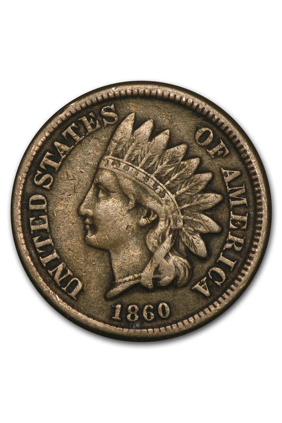 1860 Indian Head Cent VF