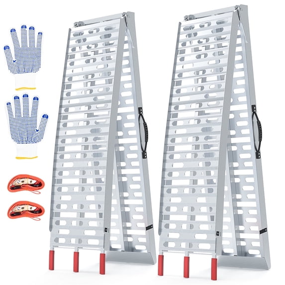 WheelX, Truck Ramps, 1860 lbs, Aluminum Folding Load Straps - Walmart.com
