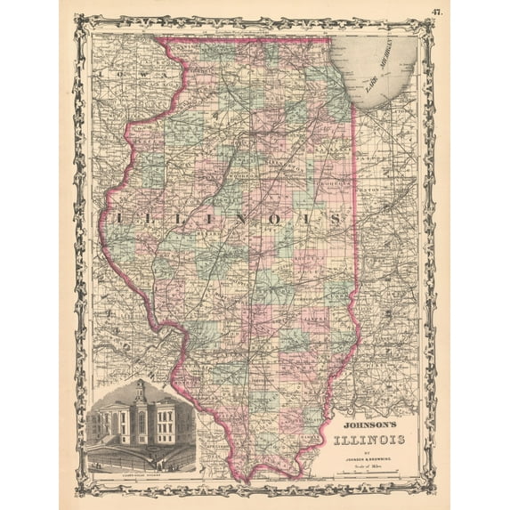 1861 Johnson's Illinois