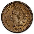 thumbnail image 1 of 1863 Indian Head Cent BU, 1 of 2
