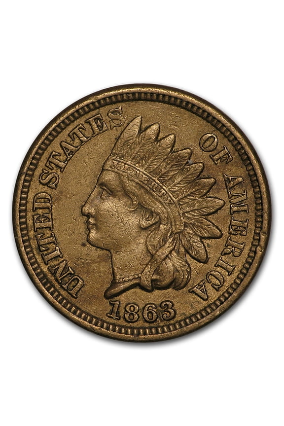 1863 Indian Head Cent XF