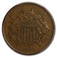 thumbnail image 1 of 1864 Two Cent Piece Large Motto AU, 1 of 2
