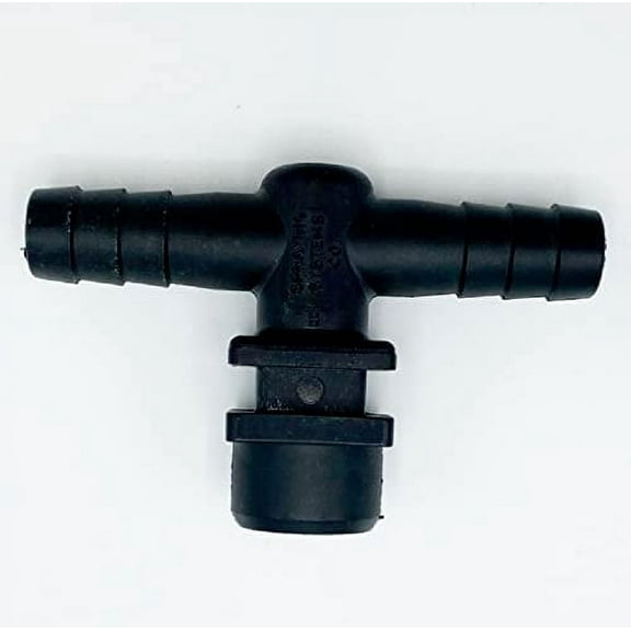 18646-NYB-540 TeeJet 1/2" Hose Connector Tee Barb X 1/4" FPT, Fits QJ111 Clamp