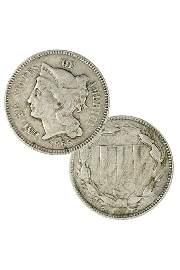 1865-1876 Nickel Three Cent Piece G/VG