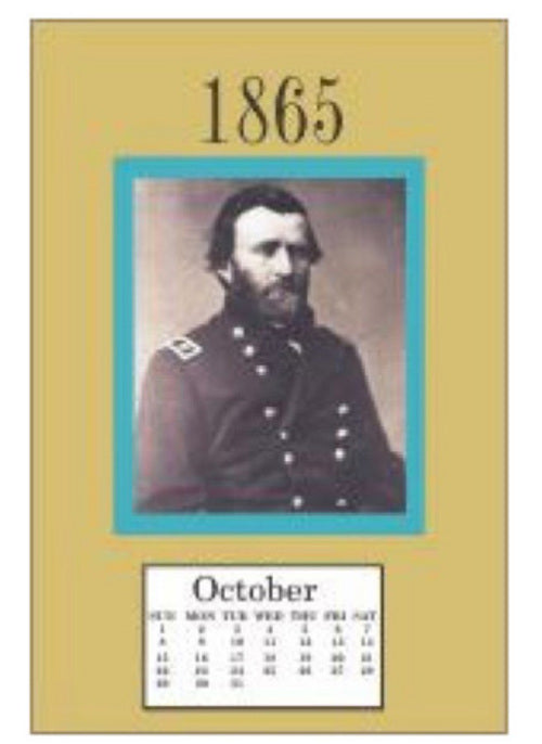 1865 CIVIL WAR CALENDAR Miniature Scale - Walmart.com