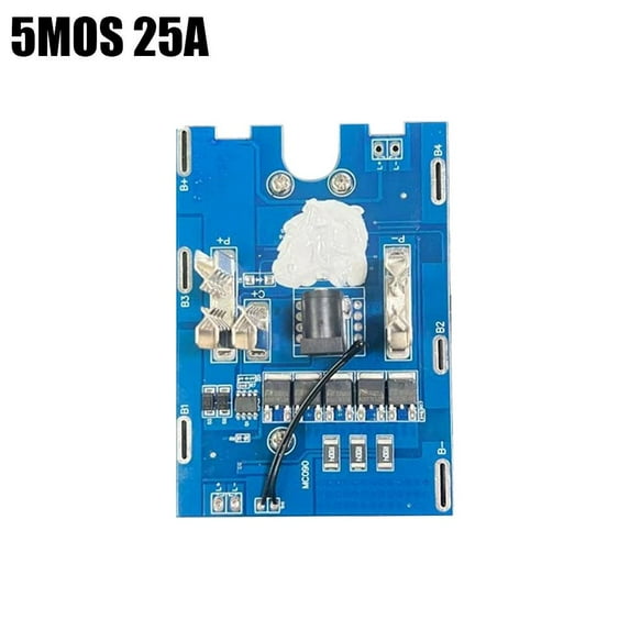 18650 21V 5-String Large Board Protection Board with 6MOS and Temperature Control Copper Hardware