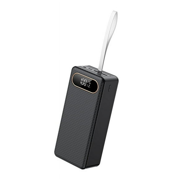 18650 Battery Power Bank Case QC3.0 15W PD Quick Charge 21x18650 Battery Storage Box 15W Wireless Charge Shell Black