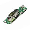 thumbnail image 1 of 18650 Charging Board Double USB Output Mobile Power Module 5V 2.4A/2A 1A with Overcharge and Shortcircuit Protections, 1 of 9