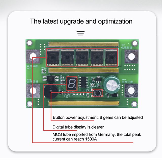 18650 Full Automatic Lithium Battery Welding 12V Portable Spot Welding