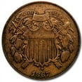 thumbnail image 1 of 1867 Two Cent Piece Fine, 1 of 2