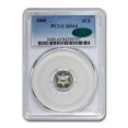 thumbnail image 1 of 1868 Three Cent Silver MS-64 PCGS CAC, 1 of 3