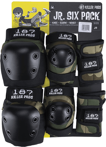 187 6-Pack Pad Set Jr-Camo - Walmart.com
