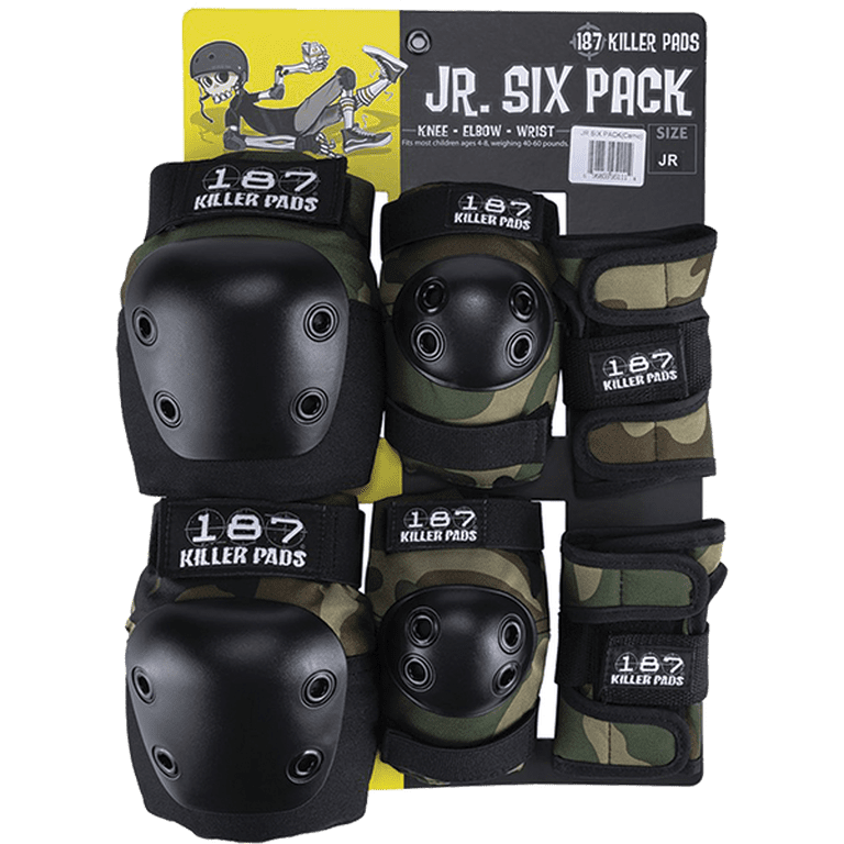 187 6-Pack Pad Set Jr-Camo - Walmart.com