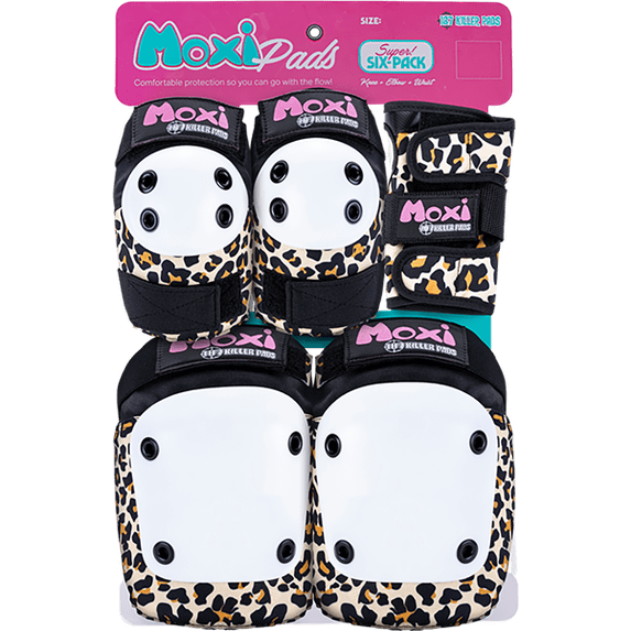 187 6-Pack Pad Set L/Xl-Moxi Leopard
