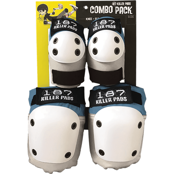 187 Combo Pack Knee/Elbow Pad Set S/M-Stone/Khaki