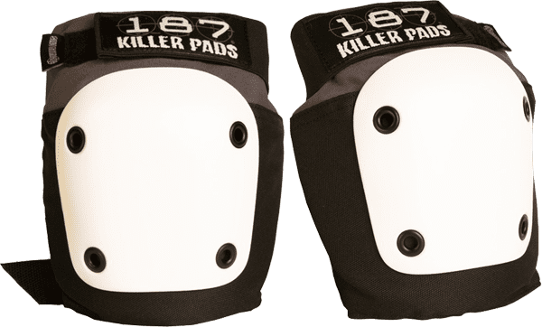 187 Fly Knee Pads Xs-Grey/Black W/Wht