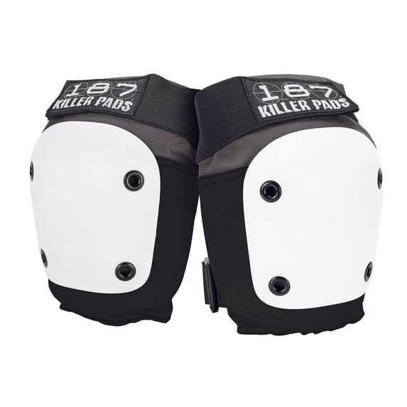 187 Killer Pads Fly Knee Pad, Grey / White, X- Small