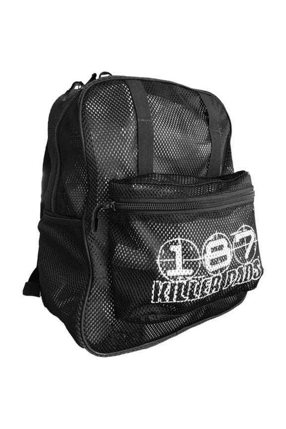 Mesh Black Backpack - One Size Fits All