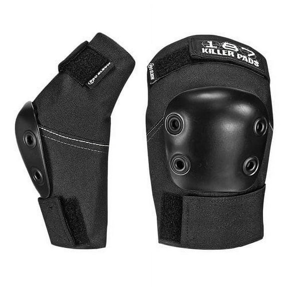187 Killer Pads Pro Elbow Pad, Black, XL