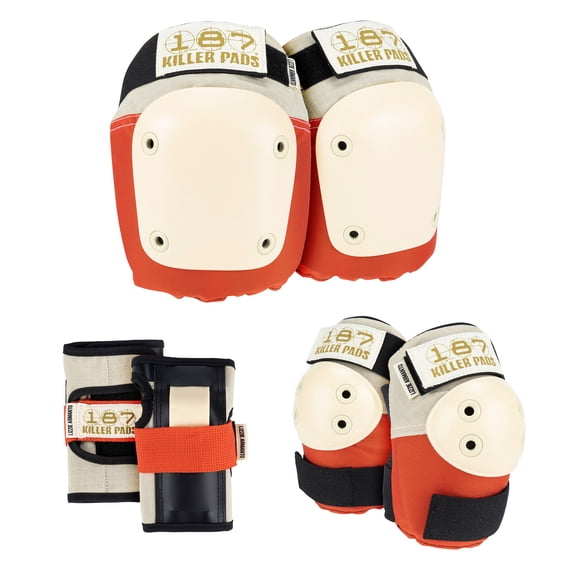 187 Killer Pads Six Pack Knee and Elbow Pads, Lizzie Armanto, Large