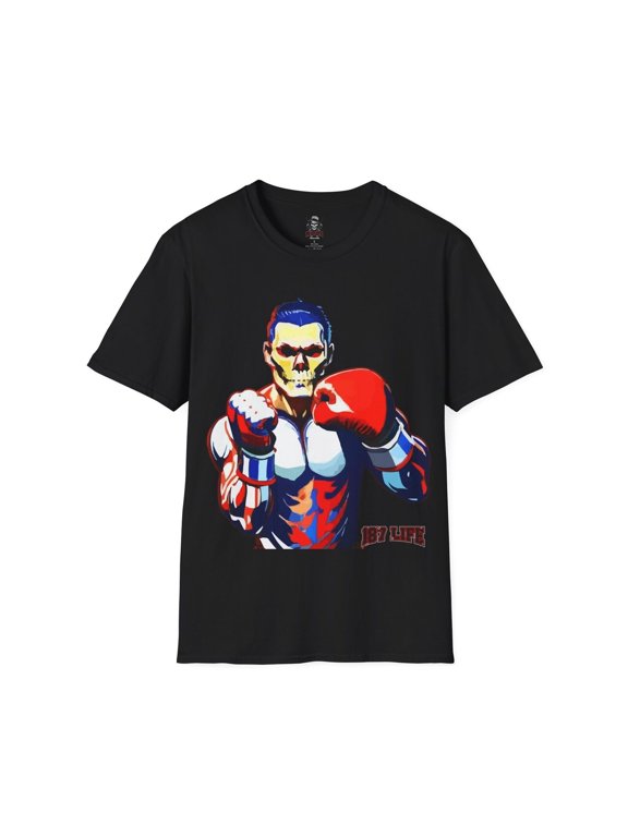 187 LIFE red, white and blue boxer Softstyle T-Shirt