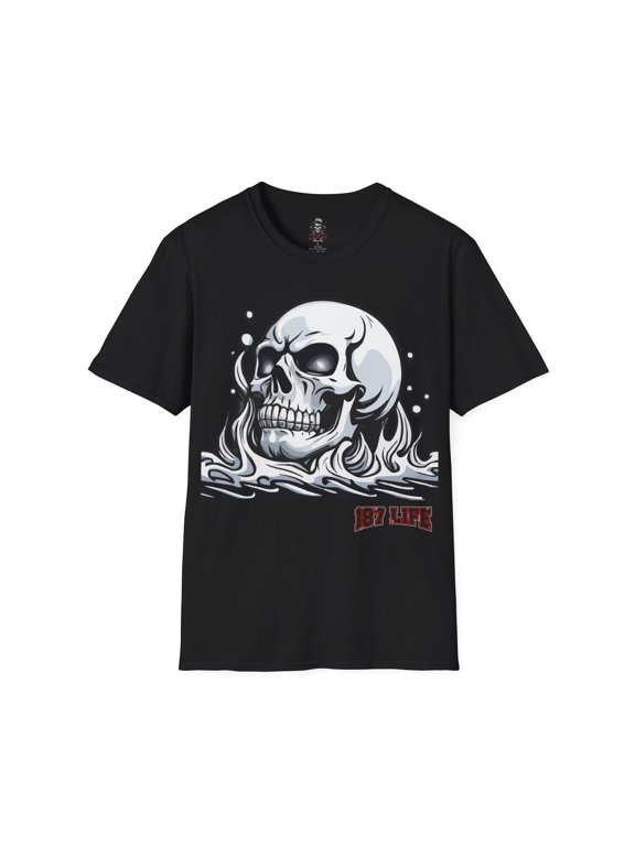 white skull Softstyle T-Shirt