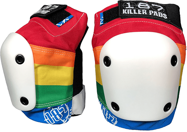 187 Slim Knee Pads L-Rainbow